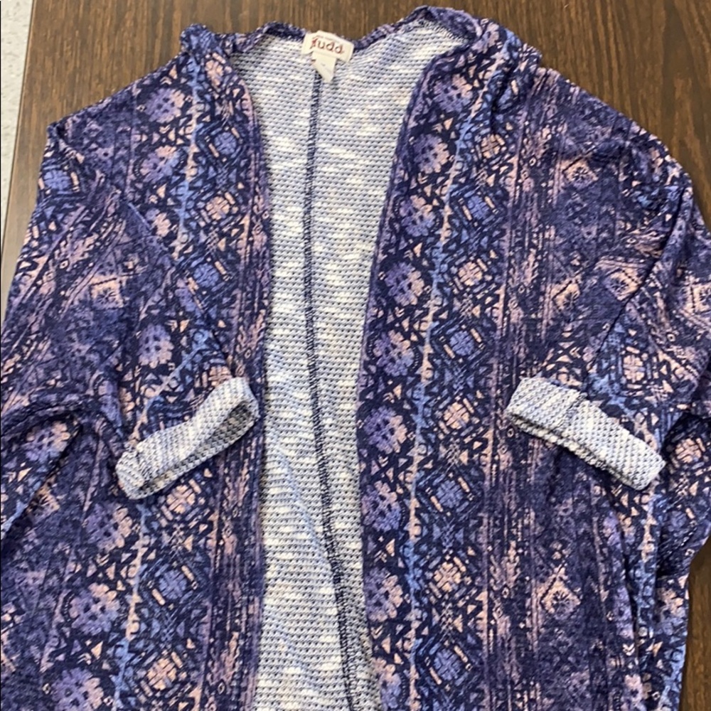Purple/Blue Cardigan